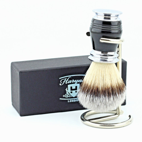 Men shaving brush silver tip - men,