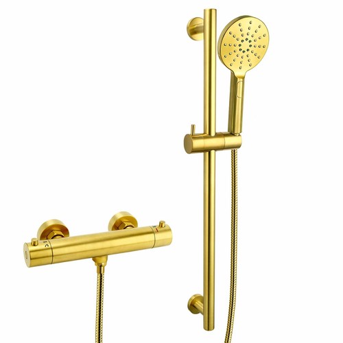 Brushed gold exposed - brushed,