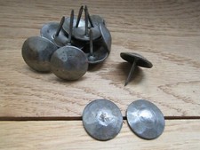 METAL DOOR STUDS NAILS old vintage retro rustic door wood arts crafts studs