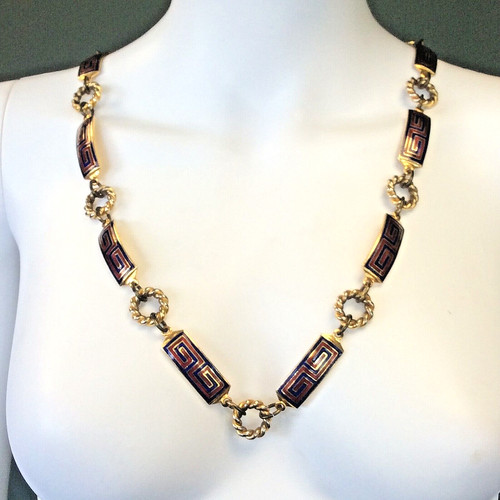 Rare gucci gold enamel - gucci, chain