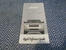 2005 JEEP CHEROKEE OWNERS MANUAL QUICK REFERENCE GUIDE BOOK