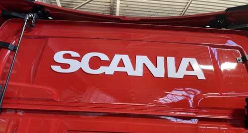 Scania rear cab - rear, sticker