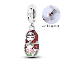 925 Silver Russian Doll Charm