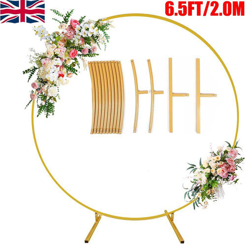 Round hoop balloon arch - 2m,