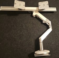Humanscale M8 monitor mount 2 monitors 24" + VESA + table clamp 21 mm