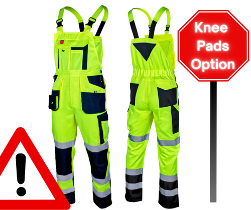 High visibility work bib - work, &