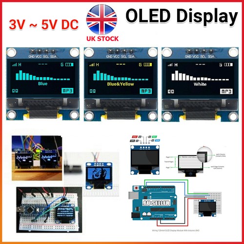 Oled display 128x64 i2c - 0.96",