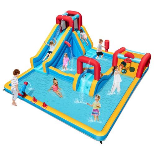 Inflatable double water slide - inflatable,