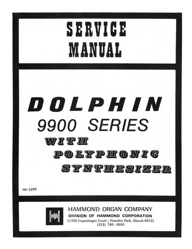 Hammond dolphin 9900 series - 9900,