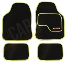 4 x Black  Carpet Floor Mats