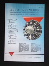 Original 1950 Advert Alvis