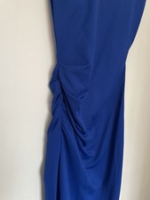 Zara Bright Blue Draped Detail