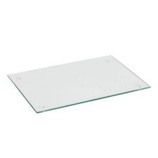 Rectangle Glass Chopping Board 40cm x 30cm Kitchen Worktop Saver