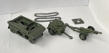 Dinky Toys 162a Dragon Tractor 162b Trailer 162c Field Gun Vintage For Repair