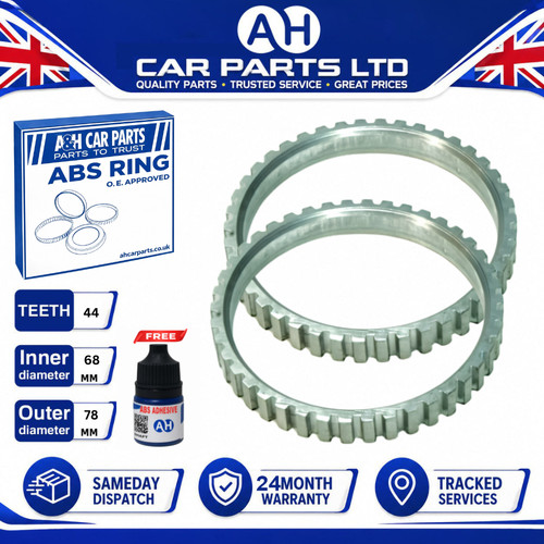 Rear drum abs reluctor - drum, ring