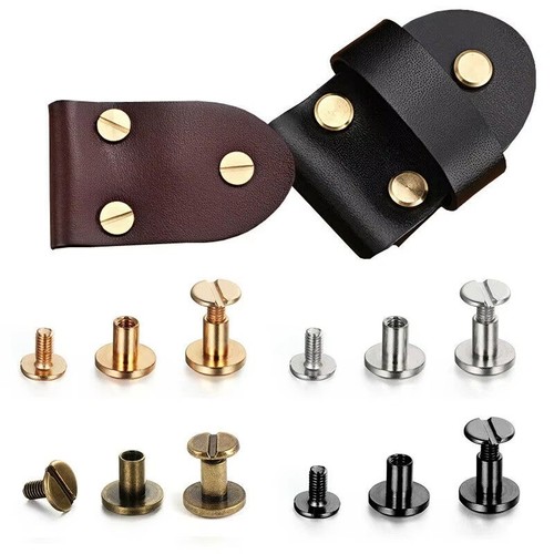 Sets leather rivets screws - leather,