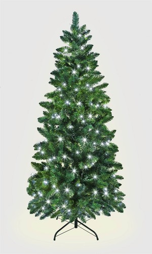 Slim pre lit christmas tree - slim,