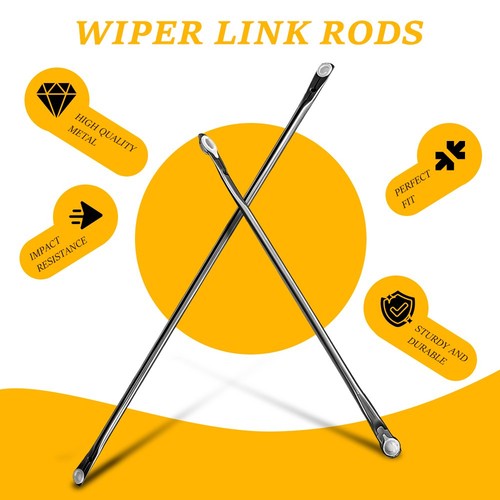 2pcs front wiper linkage - front,