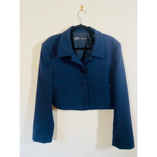 Zara cropped blazer size - zara, xl