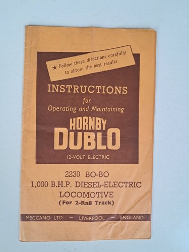 Hornby dublo locomotive - hornby,