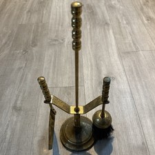 Brass Fire Companion Set