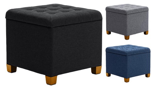 Ottoman storage pouffe seat - ottoman,