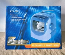 TV RADIO PORTATILE KEVLER PLUS BIANCO NERO VARI COLORI VINTAGE!!!
