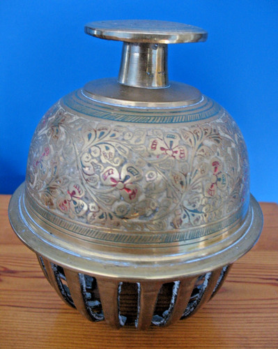 Large antique brass elephant - antique,