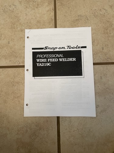 Snap ya219 mig welder - snap, on
