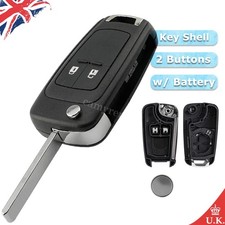 Vauxhall 2 Button Flip Key Fob