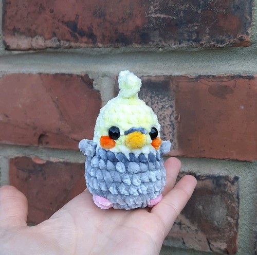 Crochet cockatiel plushie - crochet, |