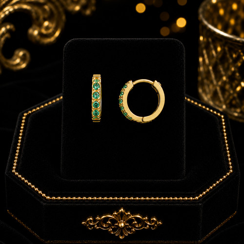 9ct yellow gold - 9ct, hoop