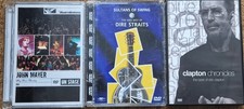 Guitar Greats 3 x DVD Bundle John Mayer Mark Knopfler Eric Clapton Dire Straits