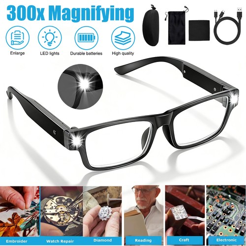 Magnifying glasses with light - glasses,