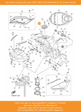 YAMAHA Cap Assy, 39P-24602-00