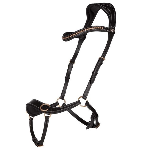 Qhp anatomical bitless bridle - anatomical,
