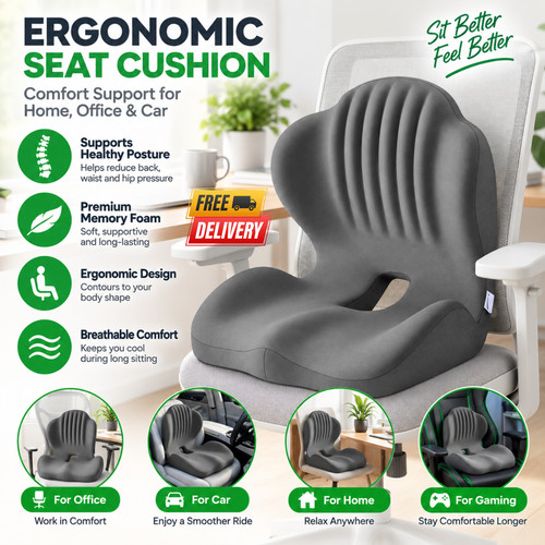 Ergonomic seat cushion - seat,