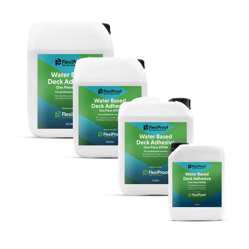 Water based deck adhesive for - based,