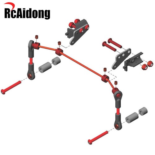 Rear stabilizer rod set for - rear,