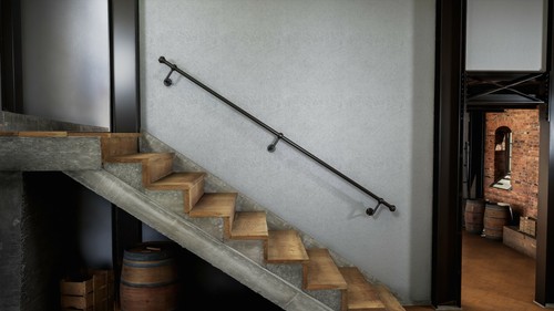 Industrial stair hand rail - stair,