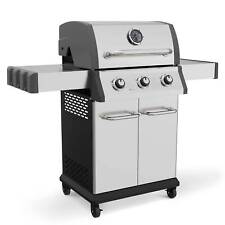 3 Burner BBQ Gas Grill - Stainless Steel