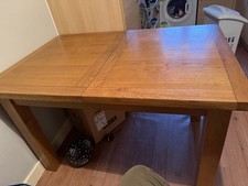 Solid Oak Extendable Dining