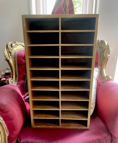 Vintage pigeon holes twenty - holes-,