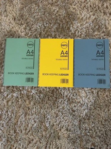 Ledger book double - a4,