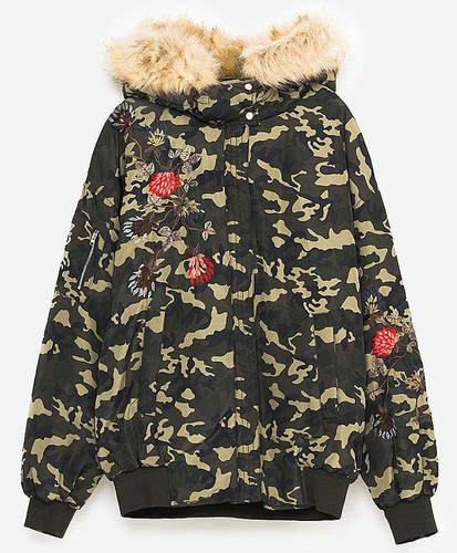 Zara camouflage floral - zara,
