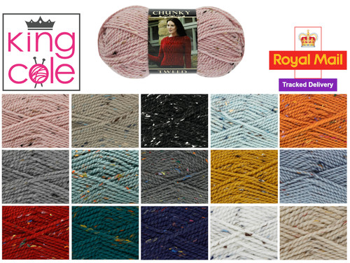 King cole chunky tweed - cole, 100g