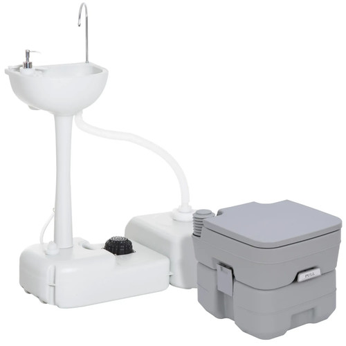 Portable camping sink - sink, set
