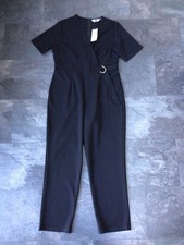 BNWT Dorothy Perkins Elegant Black Jumpsuit Size 16 Petite Party New Year