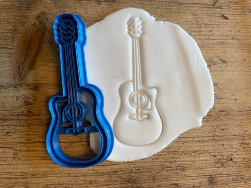 Guitar cookie biscuit - , cutter