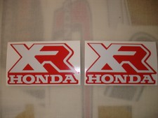 1986 Honda XR 80 Gas Tank Decals  AHRMA HONDA XR XL Decals